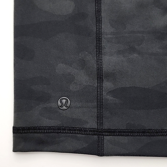 Lululemon Rocket Pencil Skirt Black Retro Grey Camo Zip Pockets Stretch Size 4 - Picture 14 of 16
